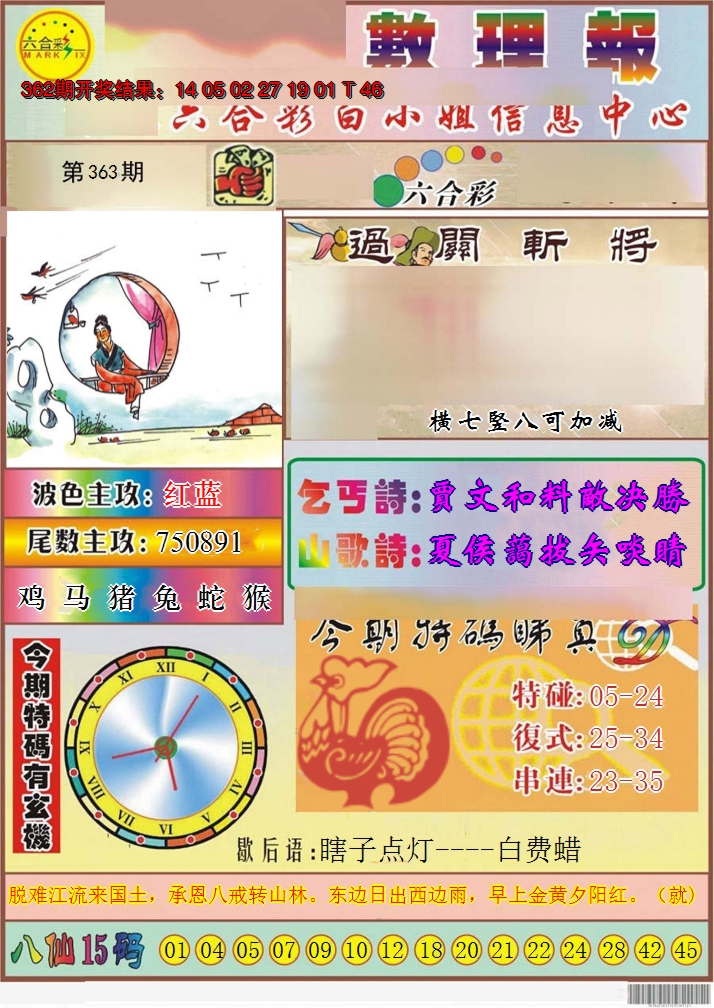 2024363期九龙数理报
