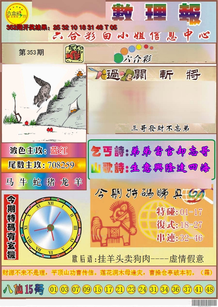 2024353期九龙数理报