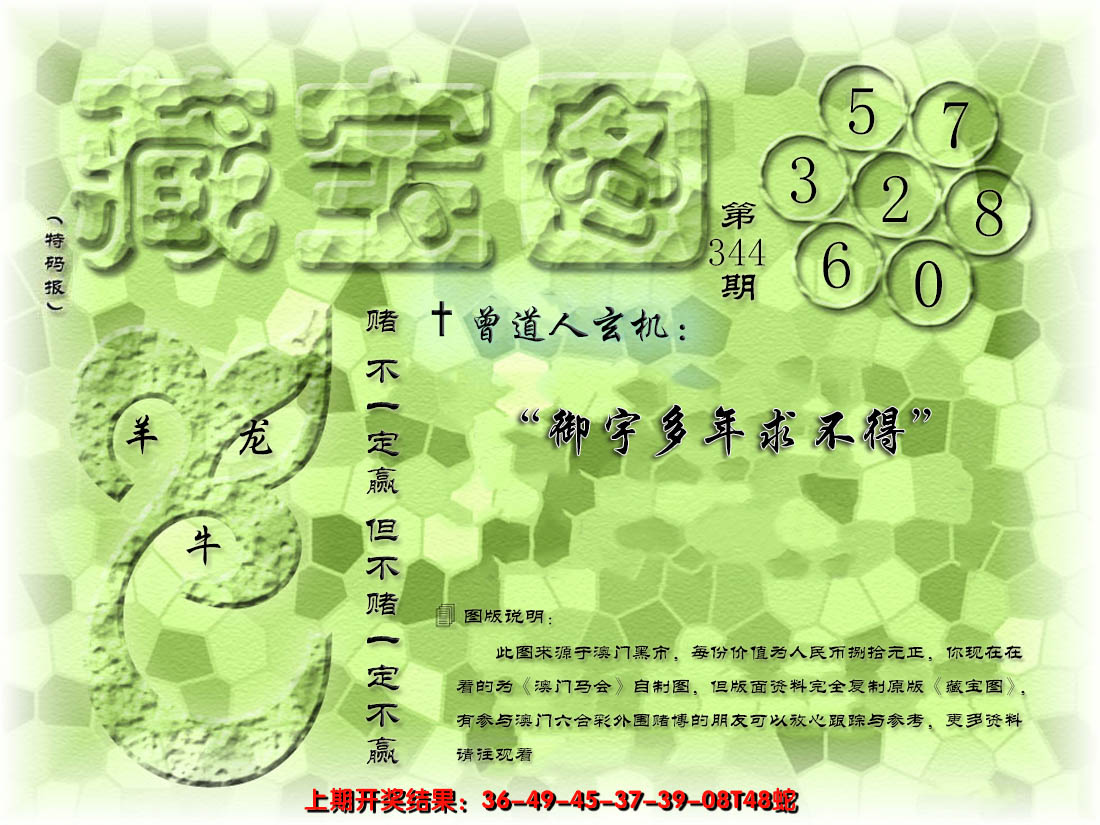 2024344期假新藏宝图