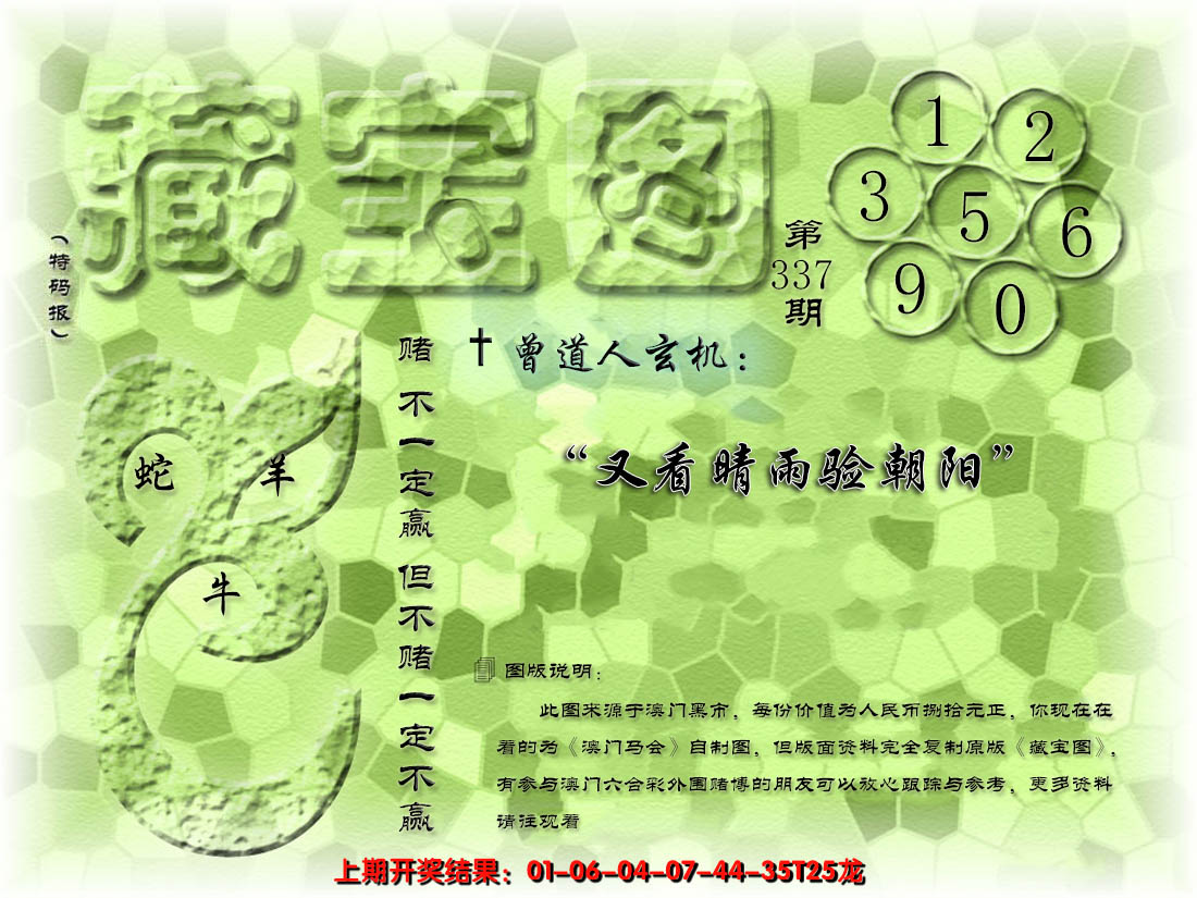 2024337期假新藏宝图