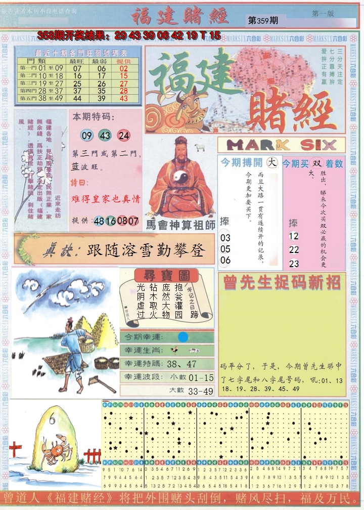 2024359期福建赌经A