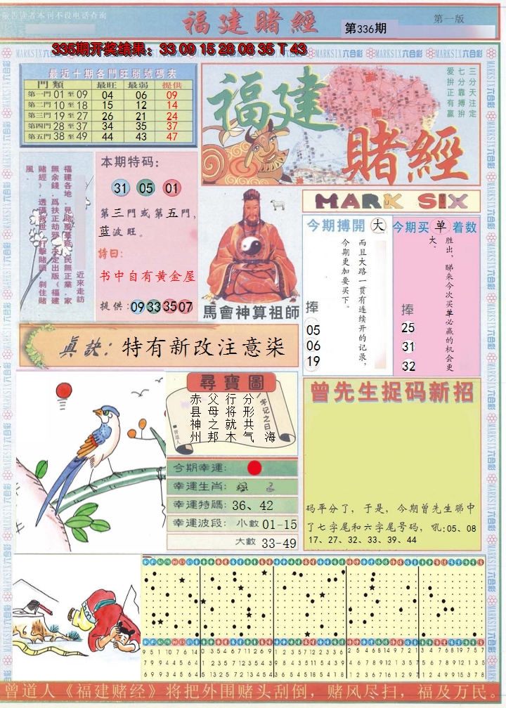 2024336期福建赌经A