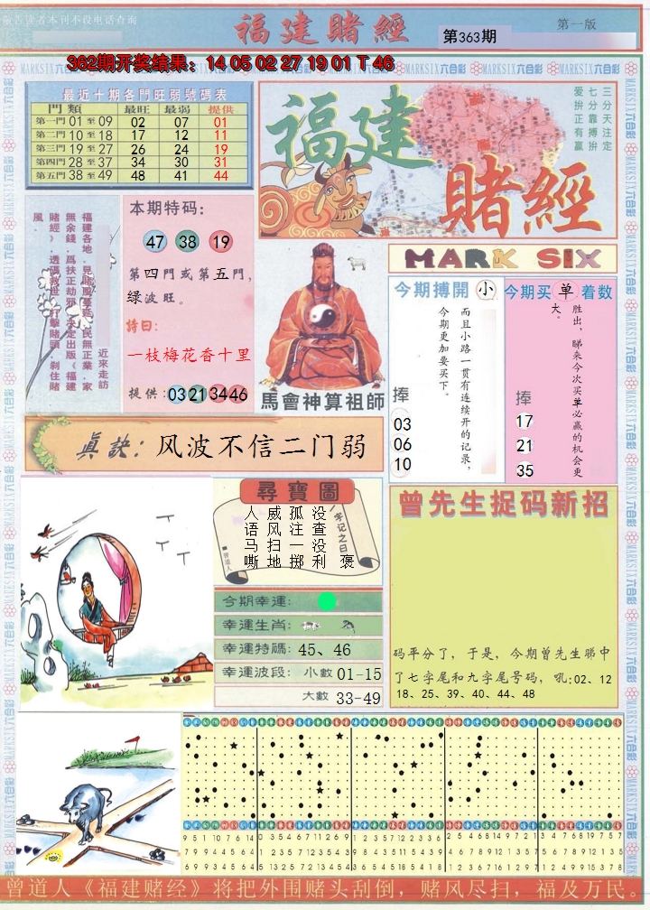 2024363期福建赌经A