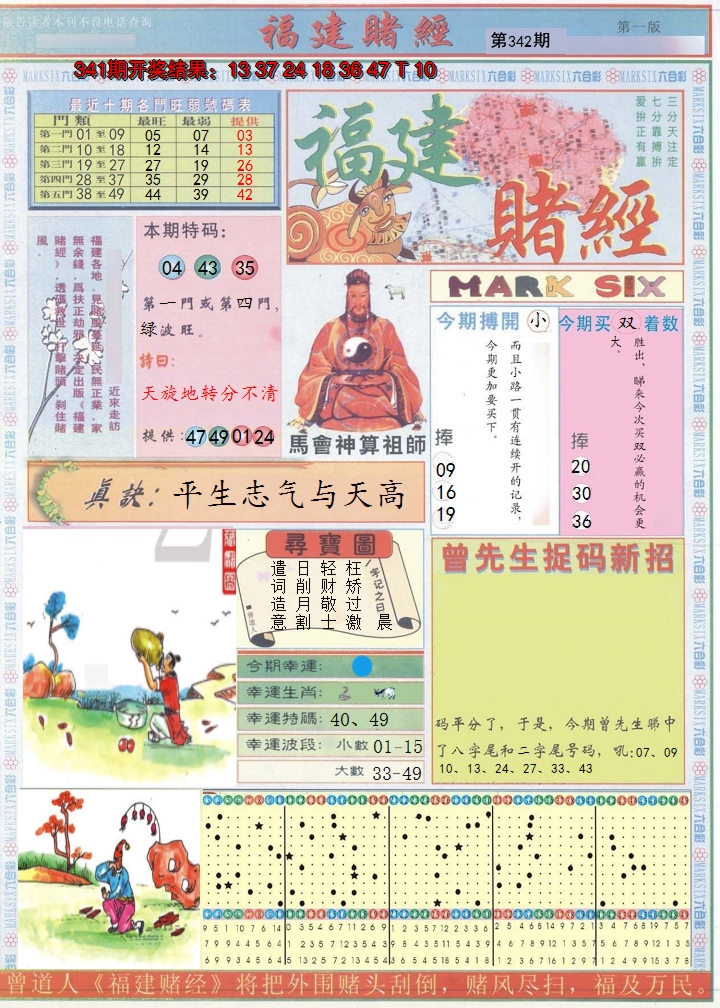2024342期福建赌经A