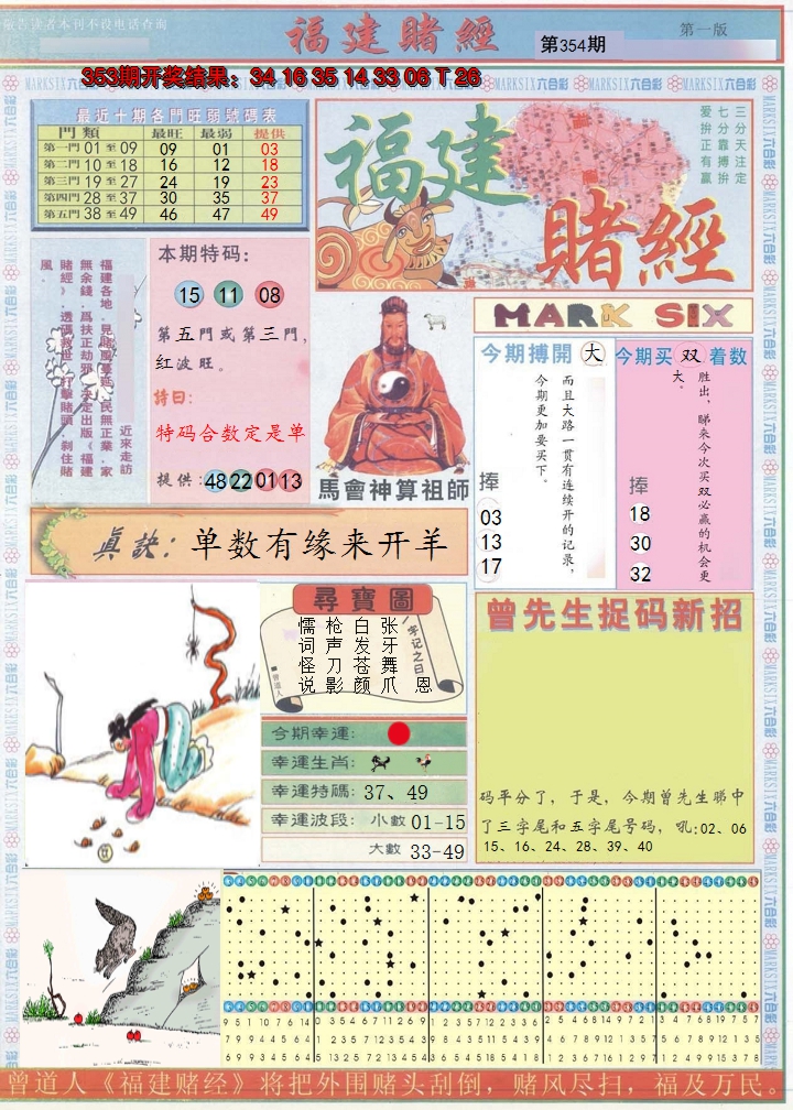 2024354期福建赌经A