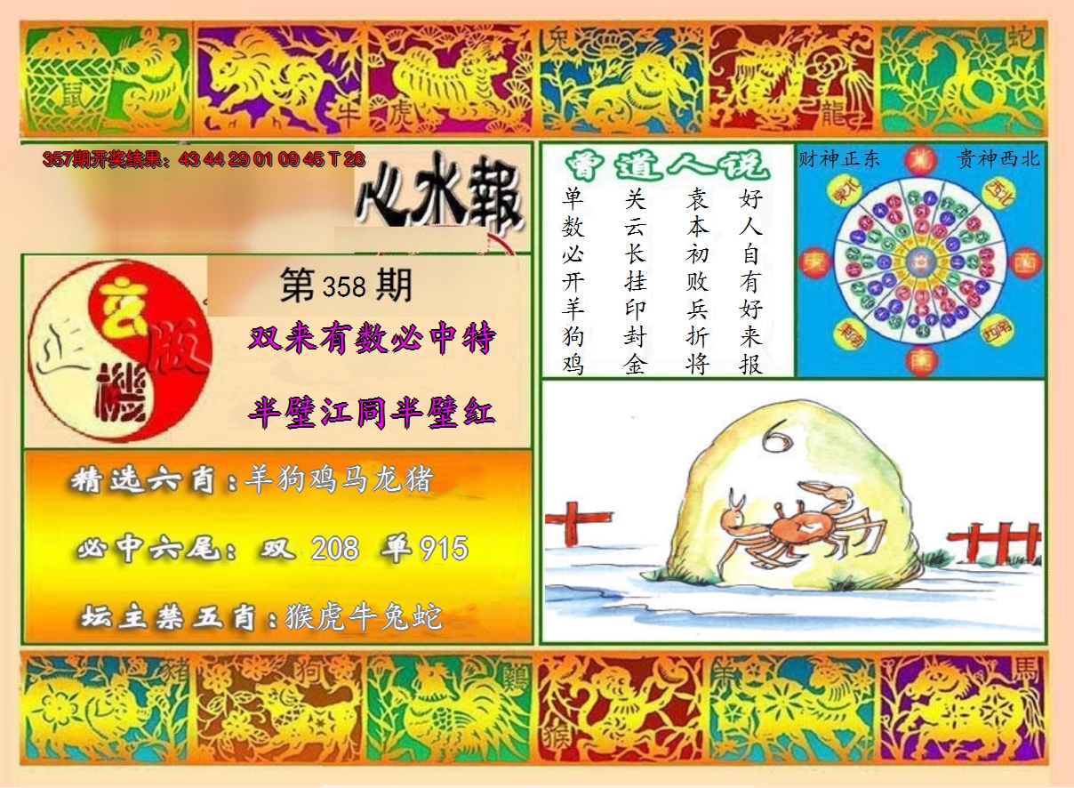 2024358期九龙心水报