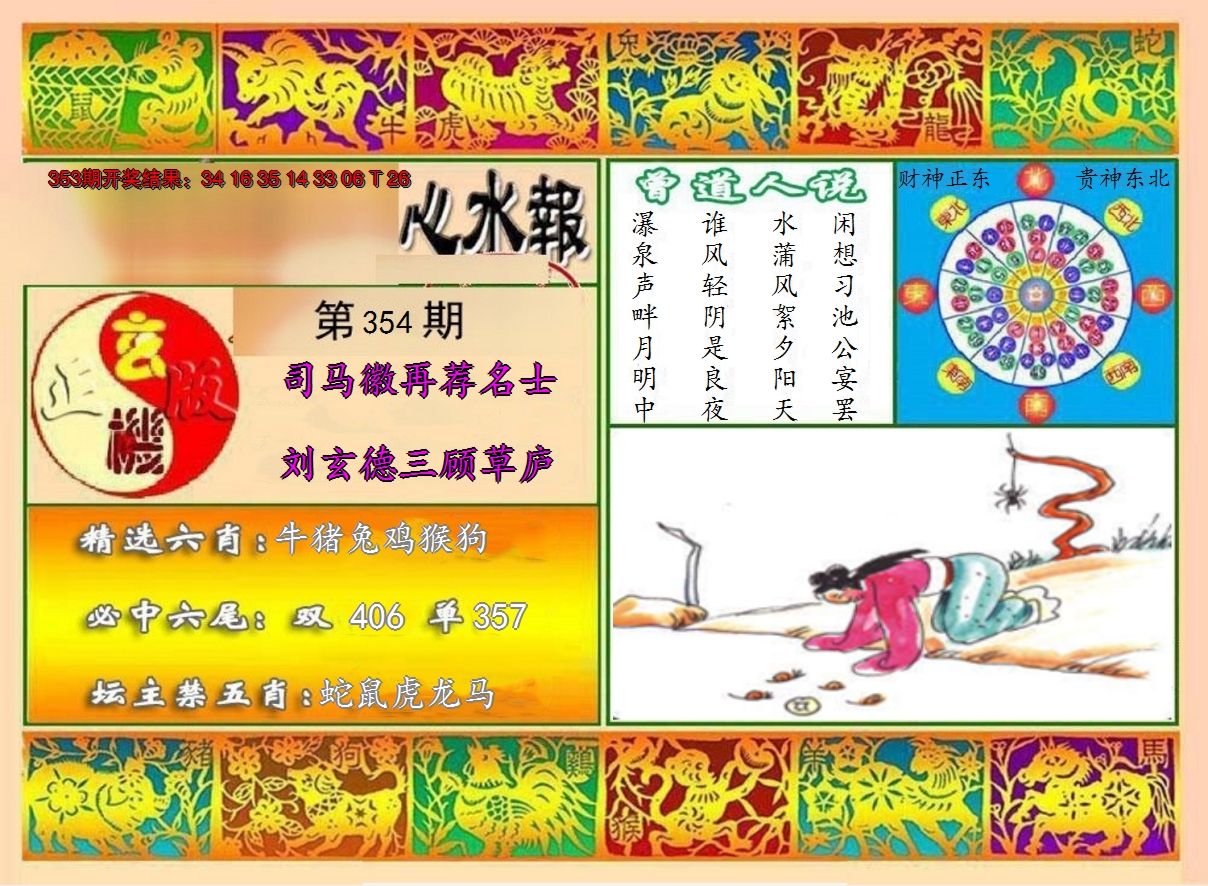 2024354期九龙心水报
