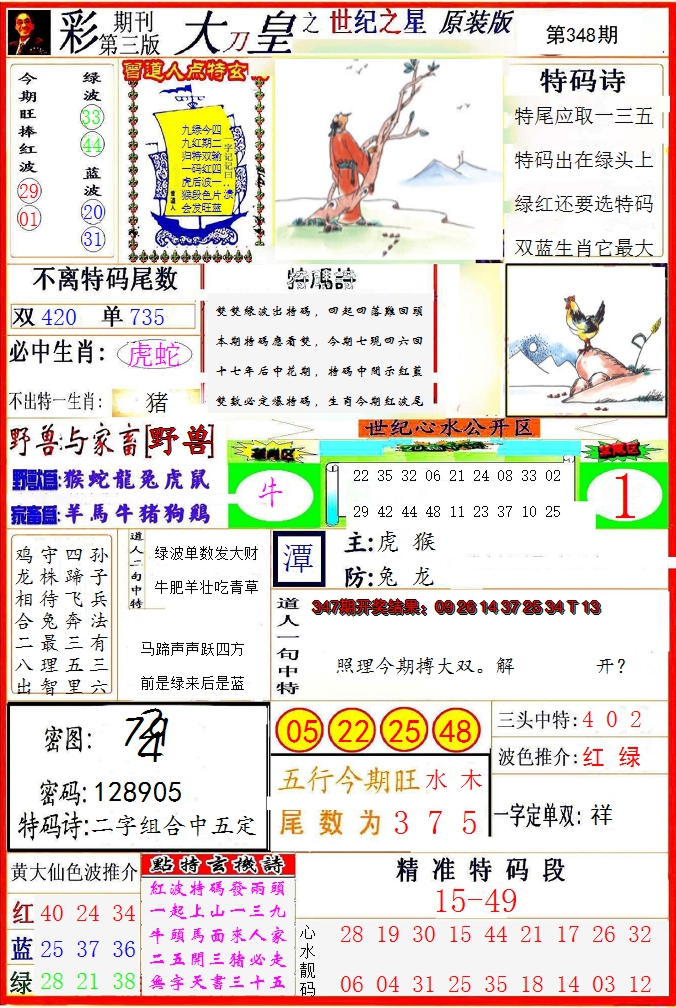 2024348期大刀皇之(世纪之星)