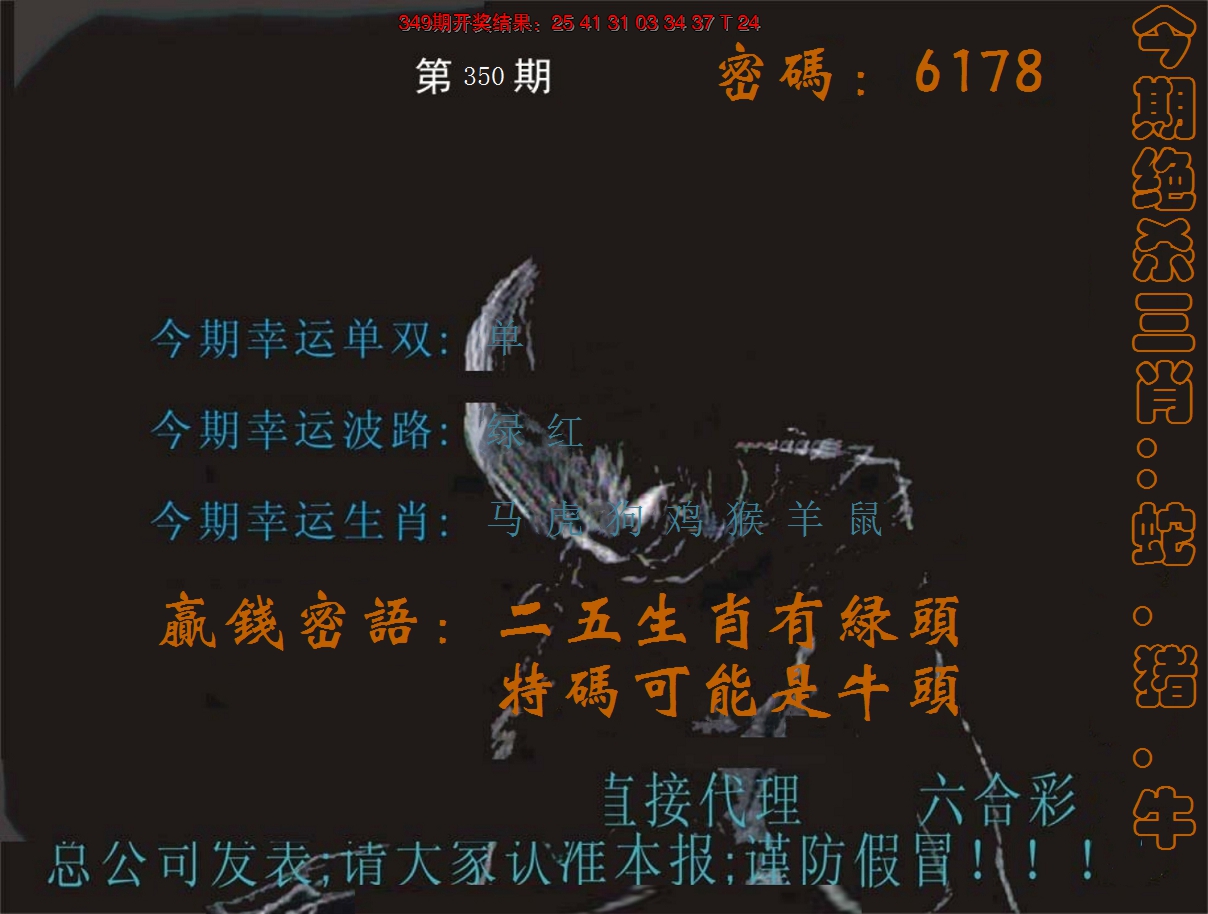 2024350期特码报