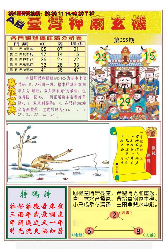 2024355期台湾神庙A