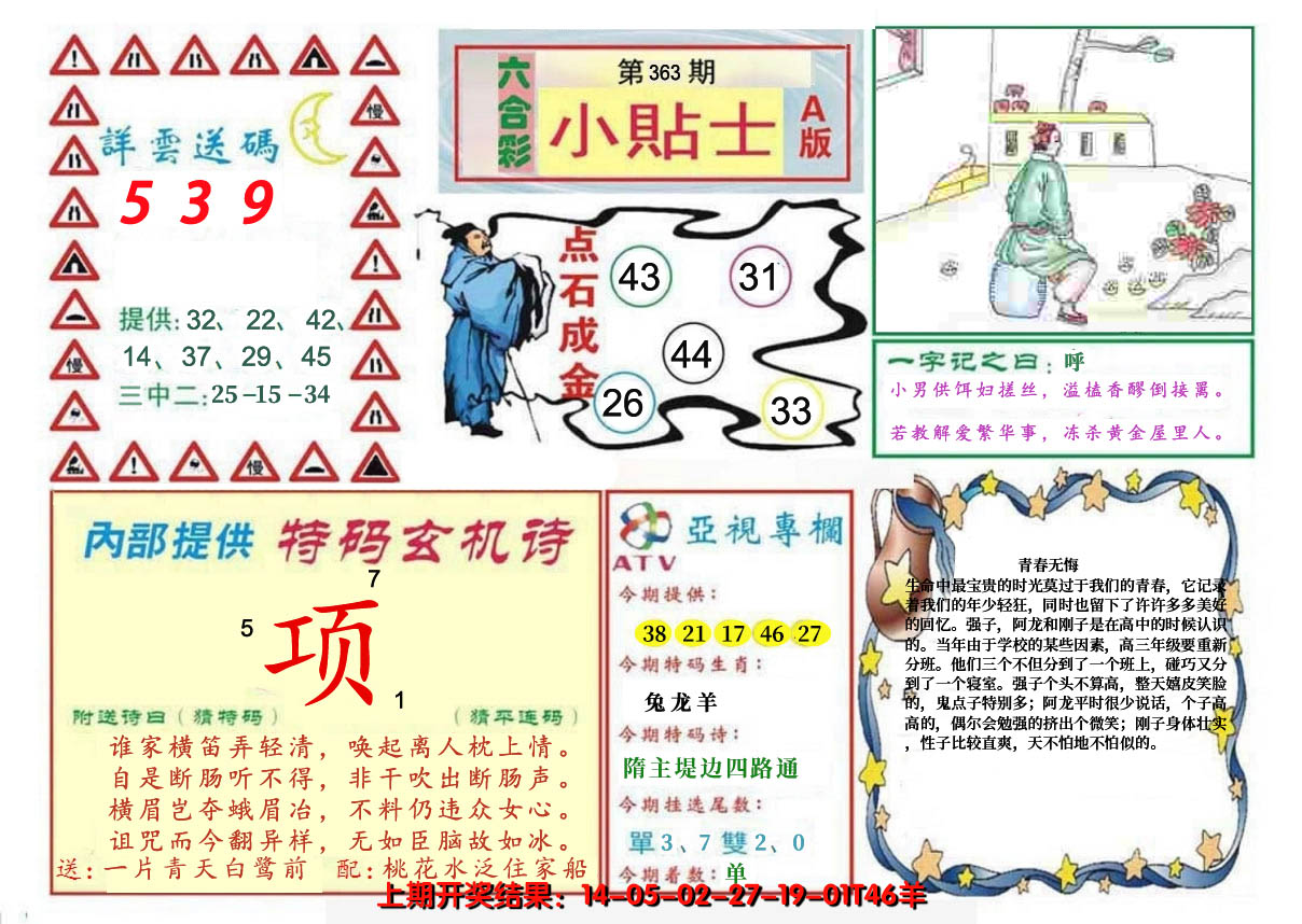 2024363期小贴士A