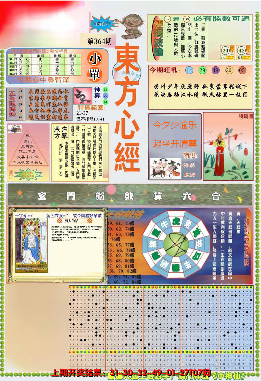 2024364期(新版)东方心经A