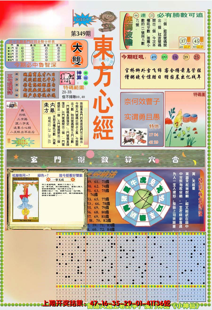 2024349期(新版)东方心经A