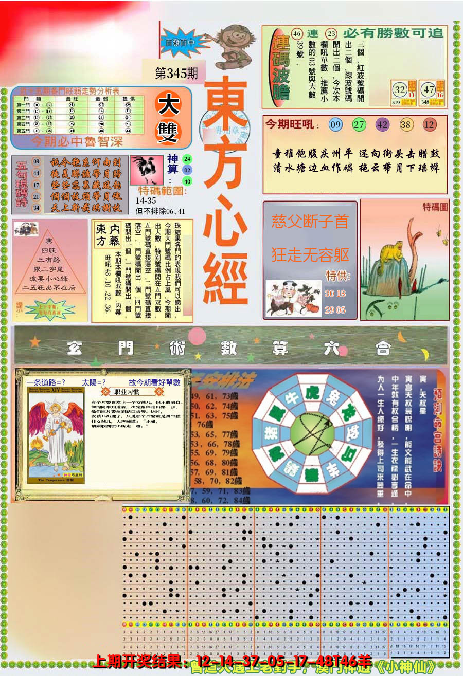 2024345期(新版)东方心经A