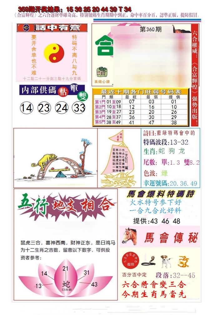 2024360期合富辉煌
