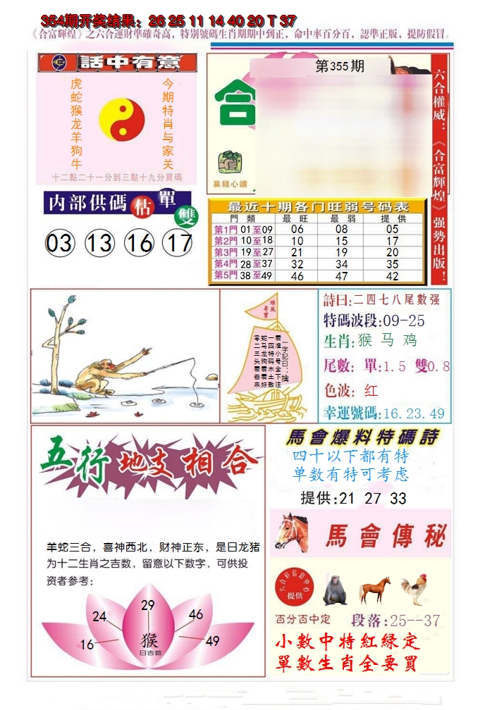 2024355期合富辉煌
