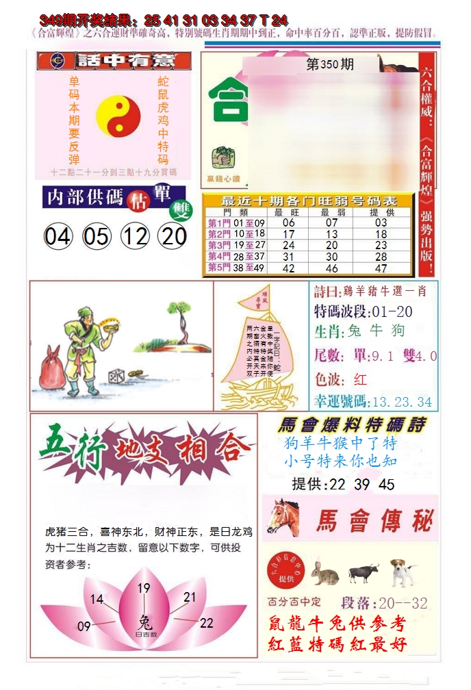 2024350期合富辉煌