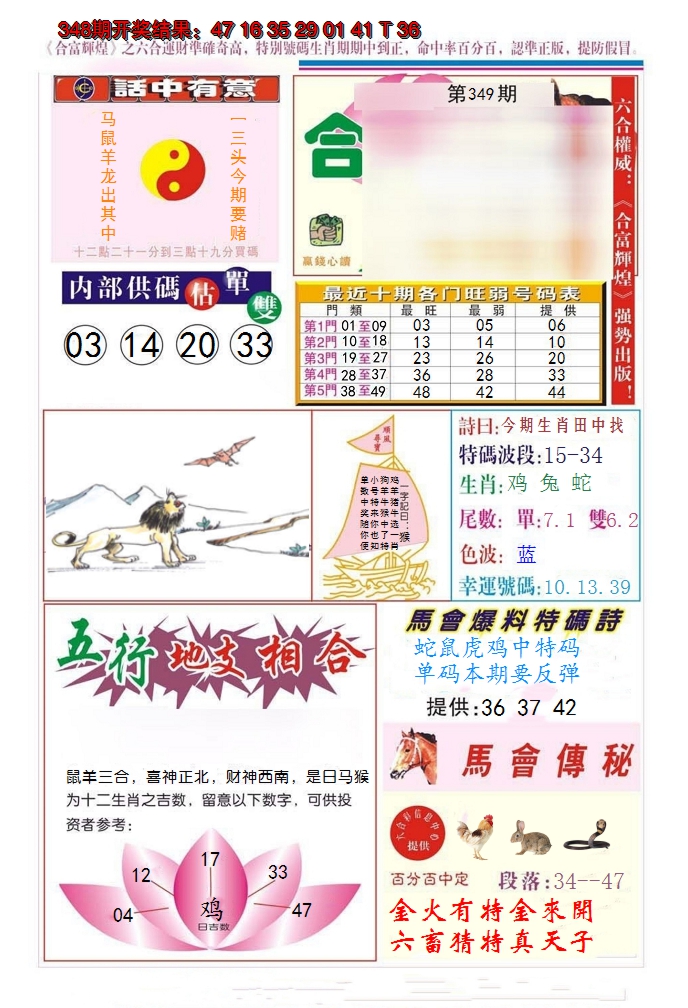2024349期合富辉煌