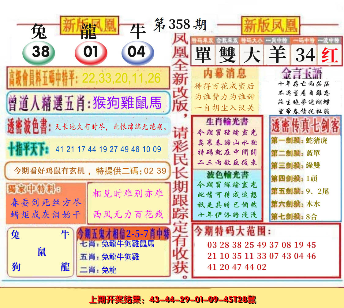 2024358期二代凤凰报