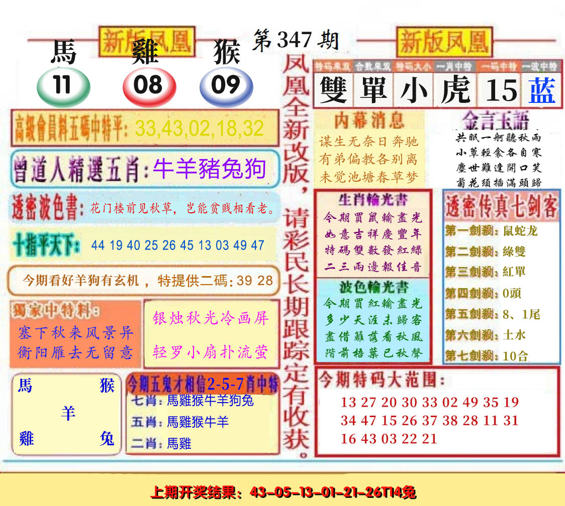 2024347期二代凤凰报