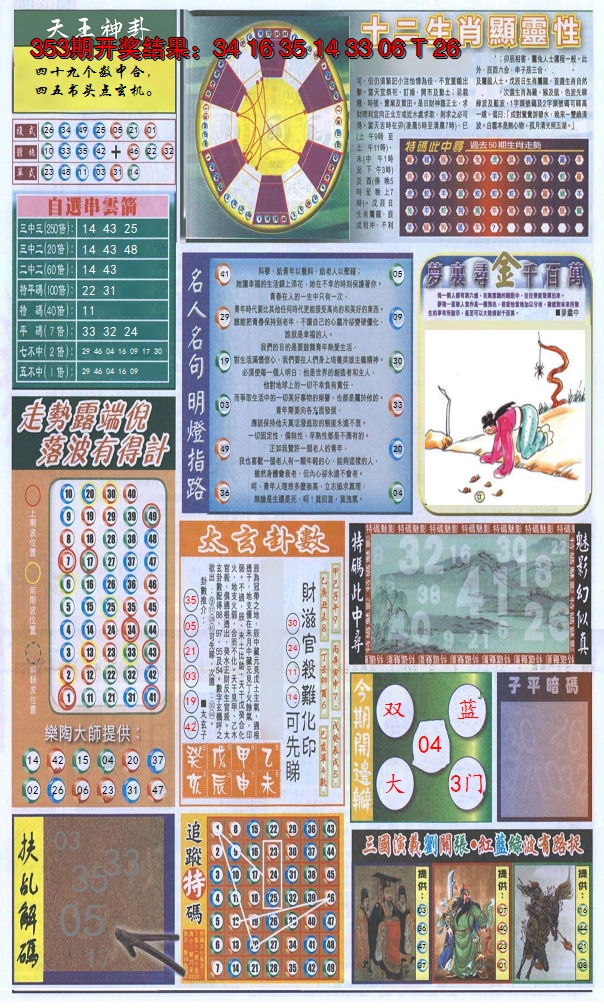 2024354期新报跑狗-2(背面)