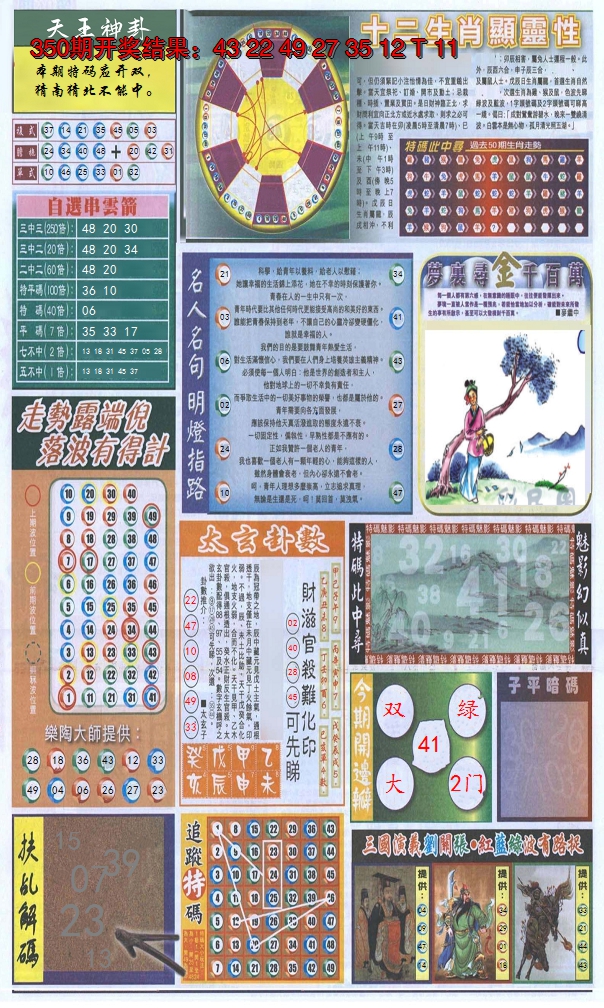 2024351期新报跑狗-2(背面)