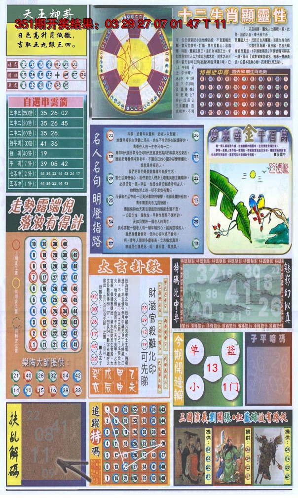 2024352期新报跑狗-2(背面)