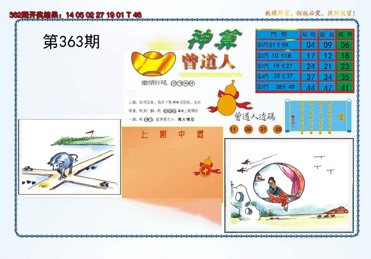 2024363期4-神算