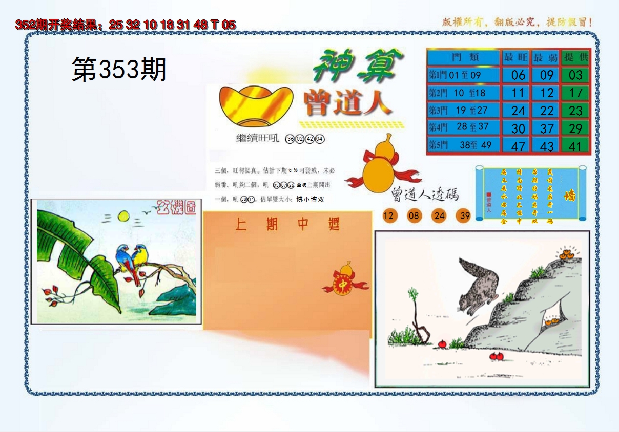 2024353期4-神算