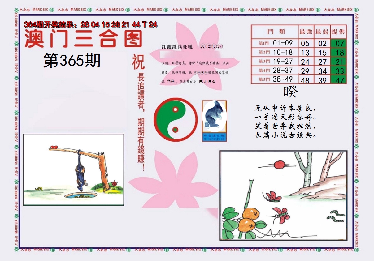 2024365期4-澳门三合