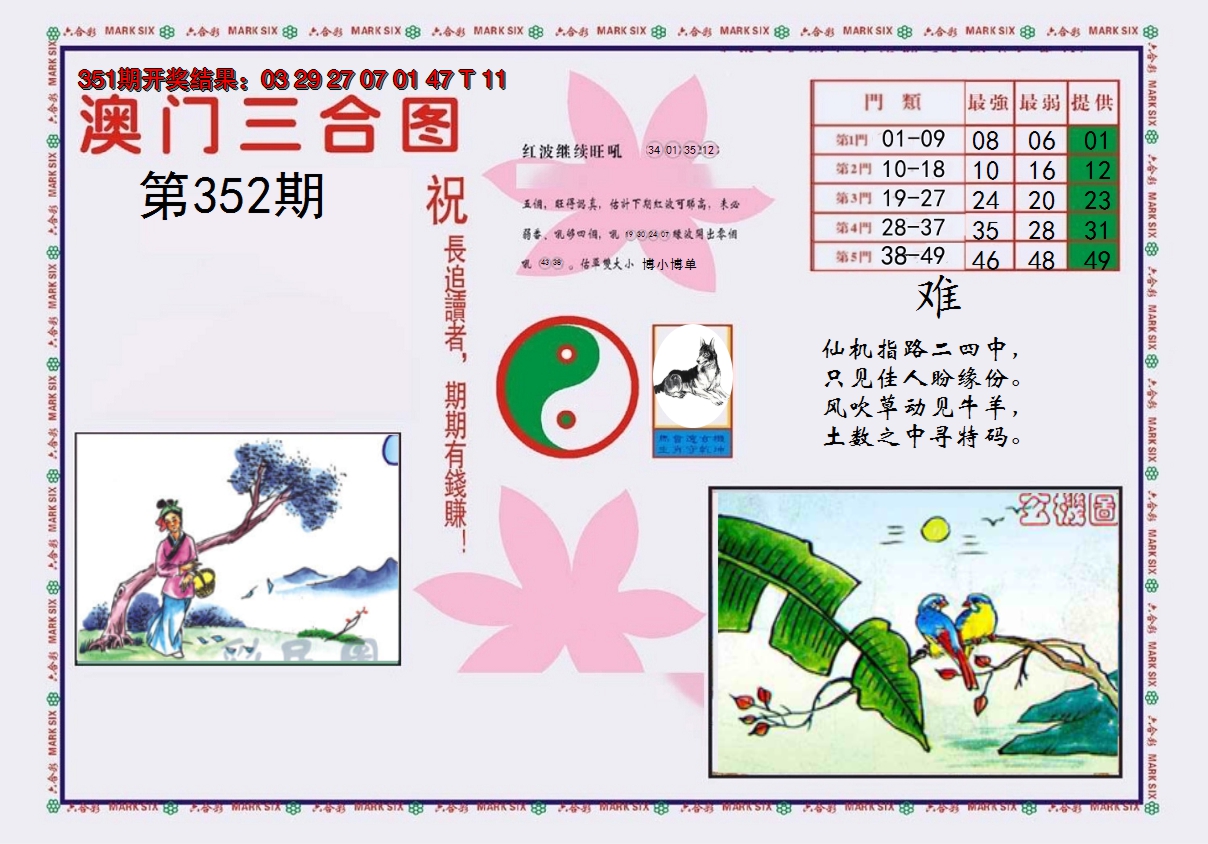 2024352期4-澳门三合
