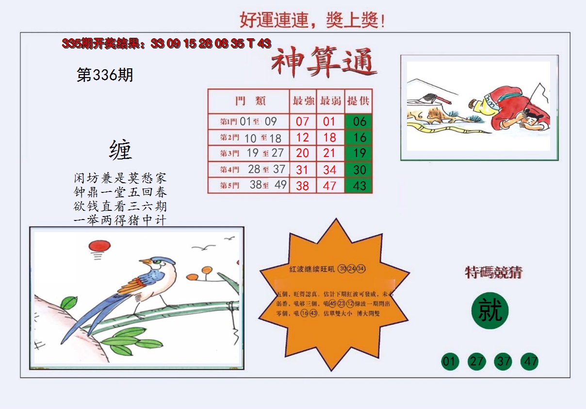 2024336期4-台湾神算