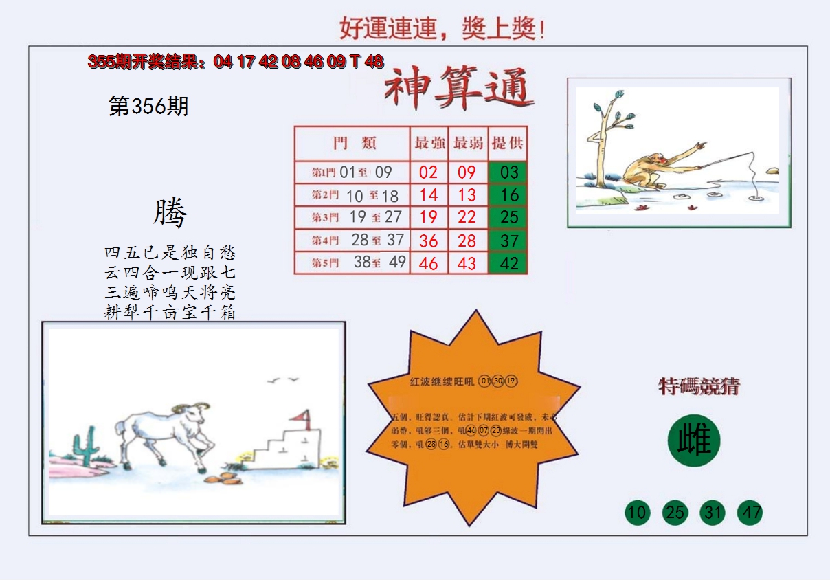 2024356期4-台湾神算
