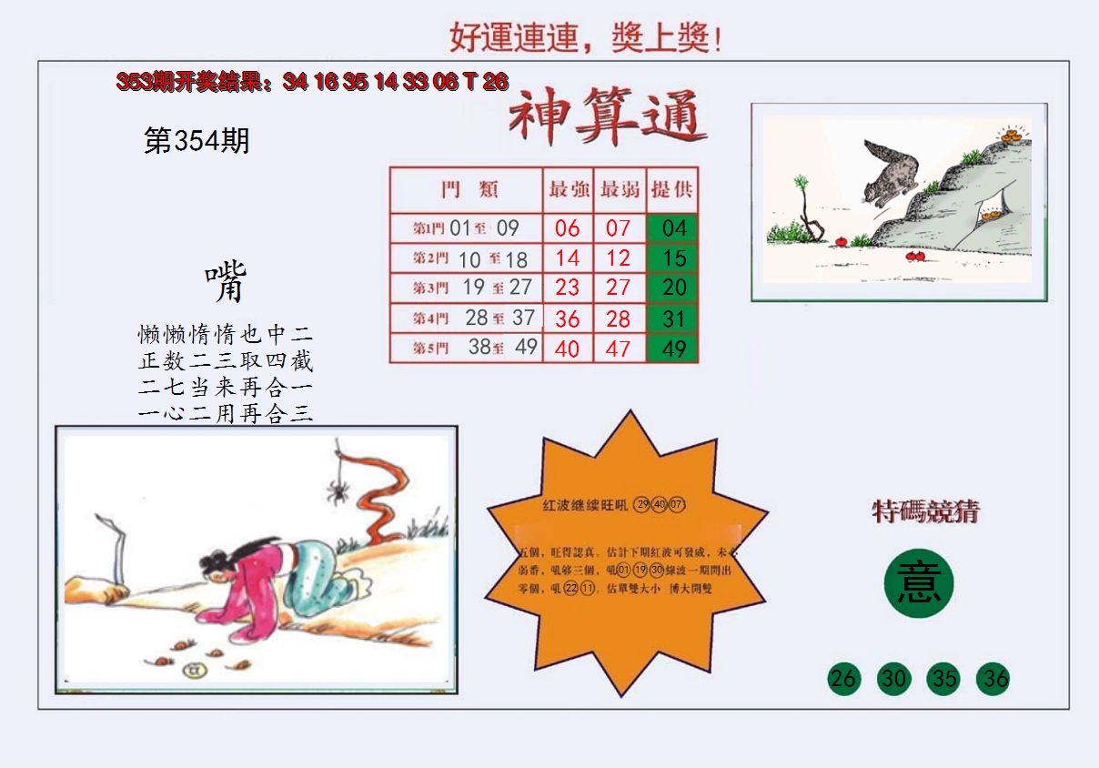 2024354期4-台湾神算