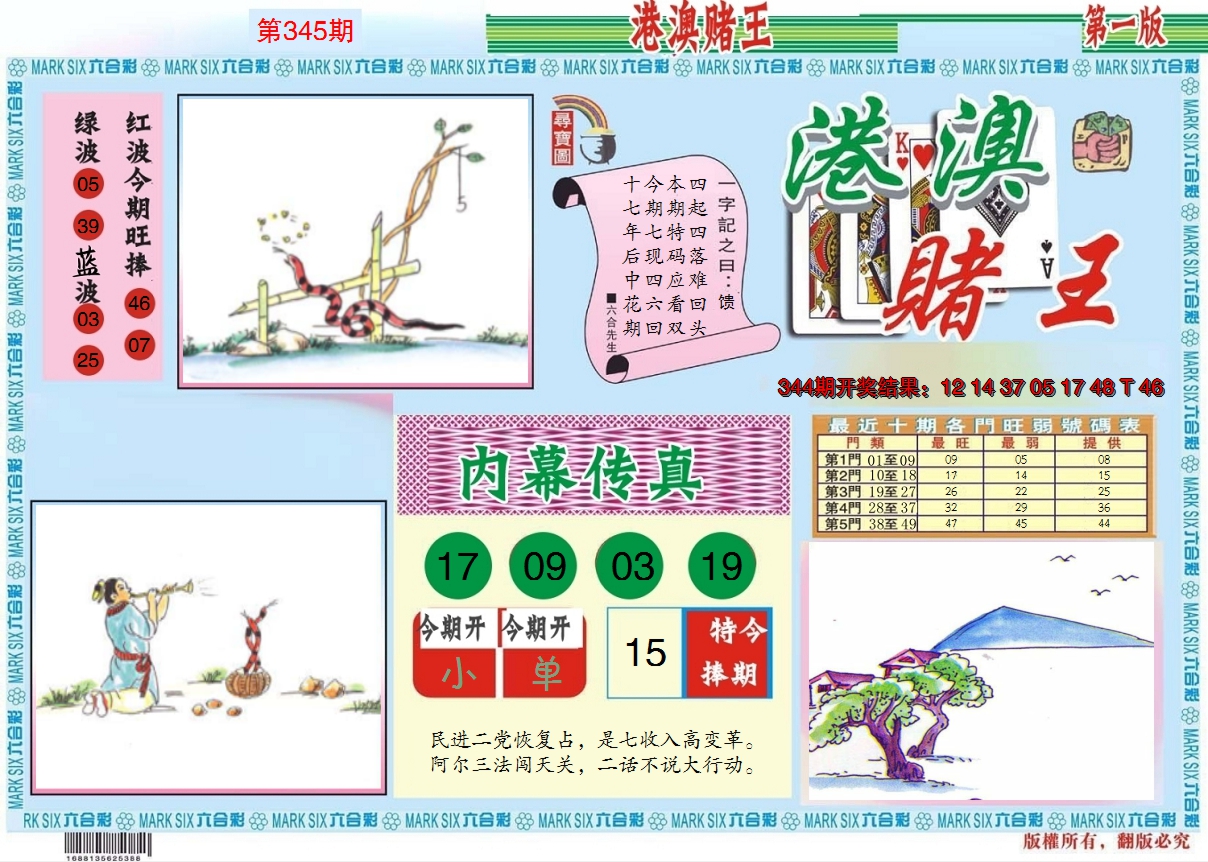 2024345期港澳赌王A