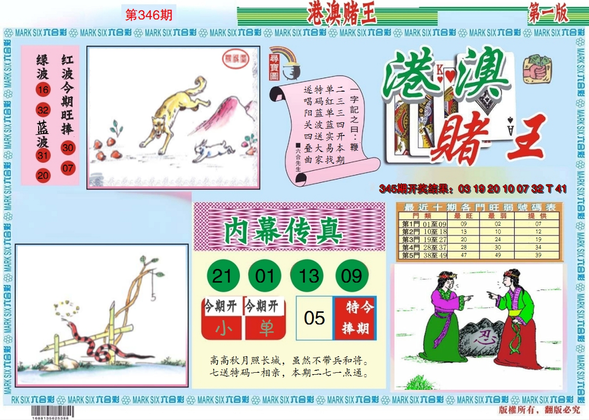 2024346期港澳赌王A