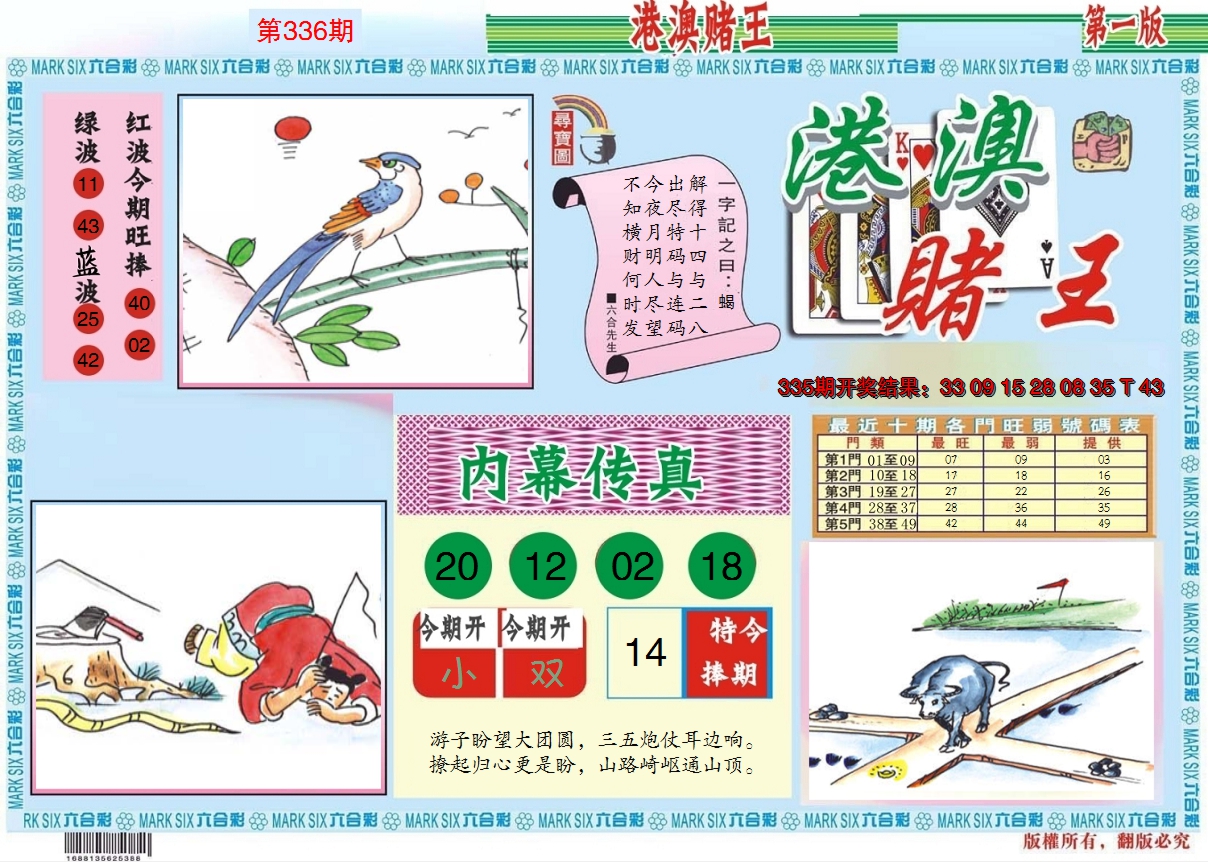2024336期港澳赌王A
