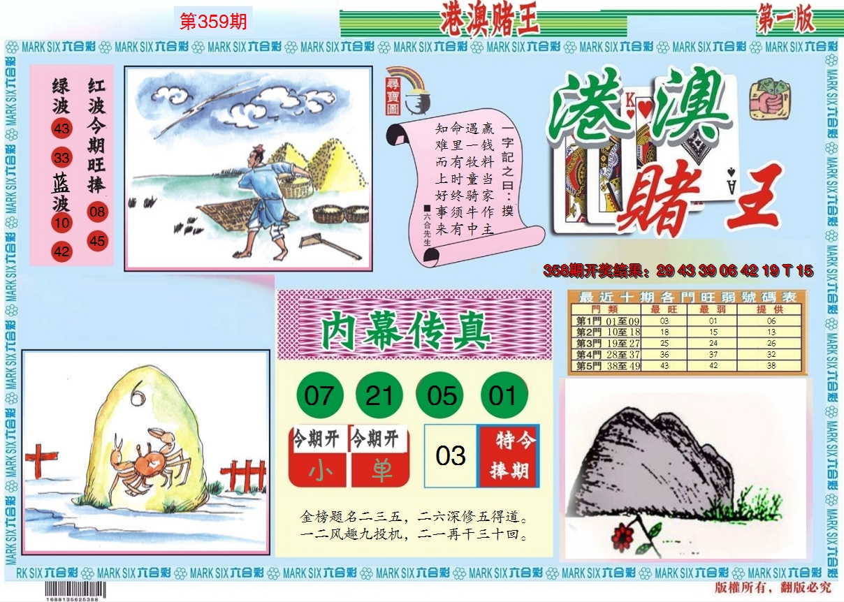 2024359期港澳赌王A