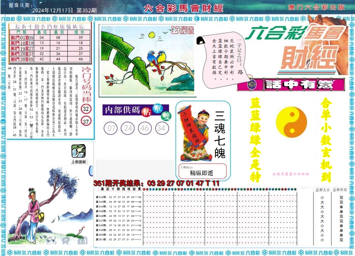 2024352期马会财经A