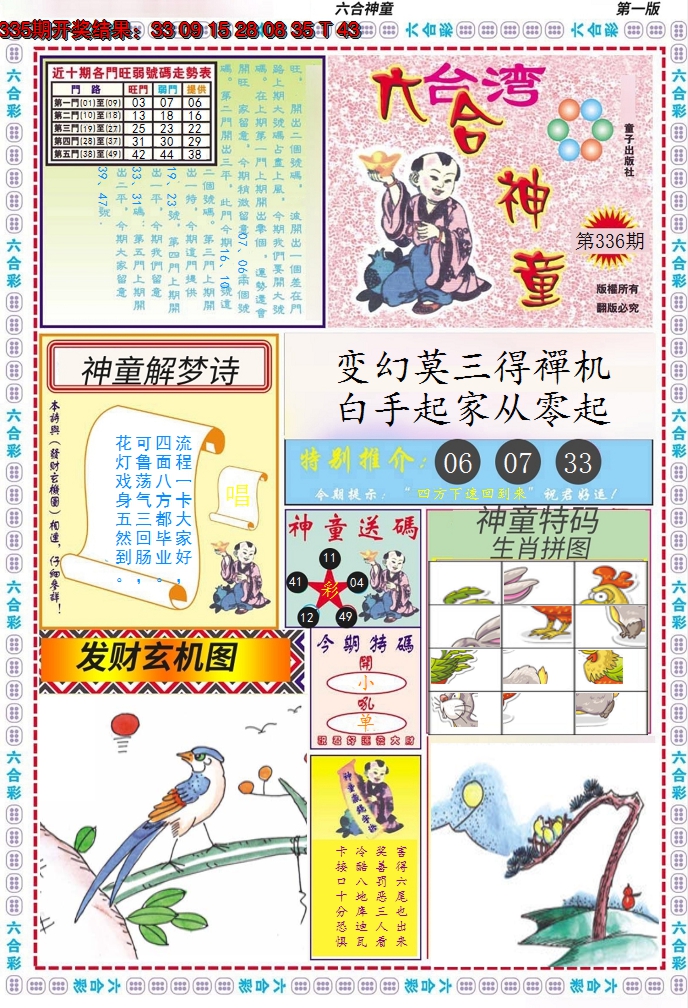 2024336期六合神童A