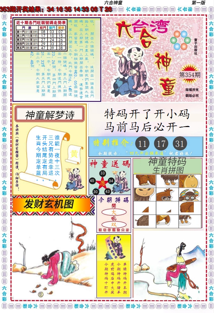2024354期六合神童A