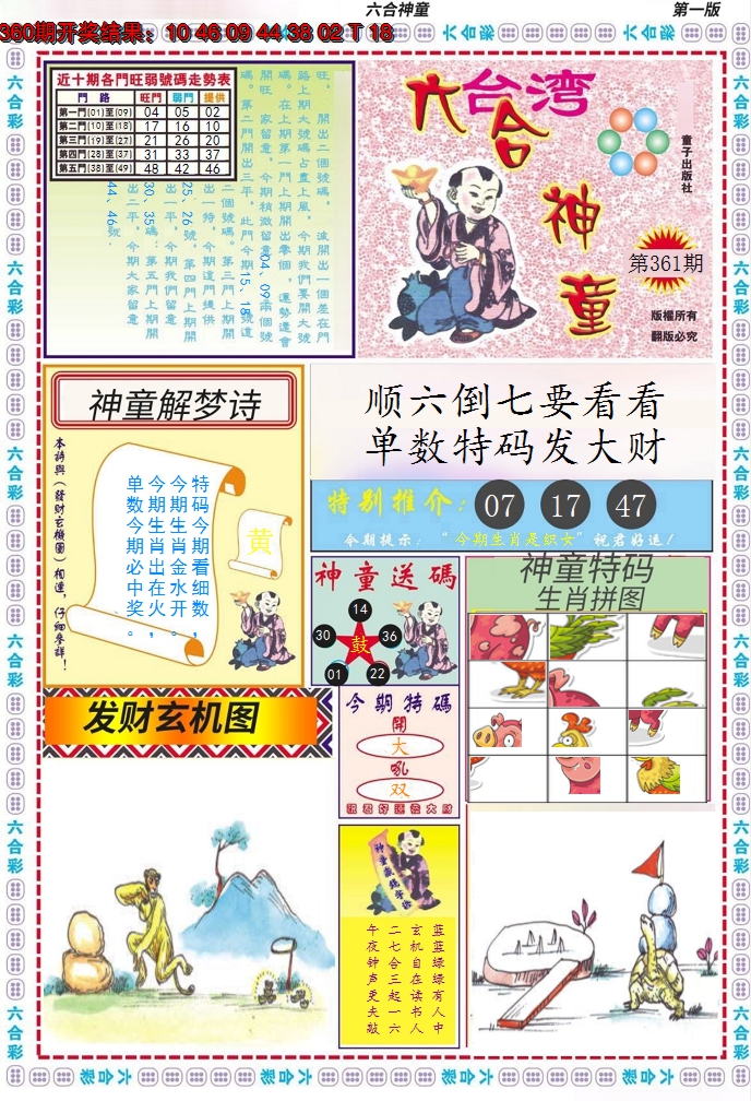 2024361期六合神童A