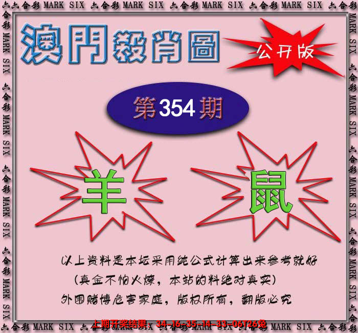 2024354期赛马会杀肖图