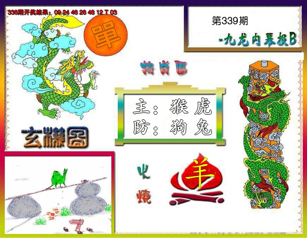 2024339期九龙内幕特肖图B