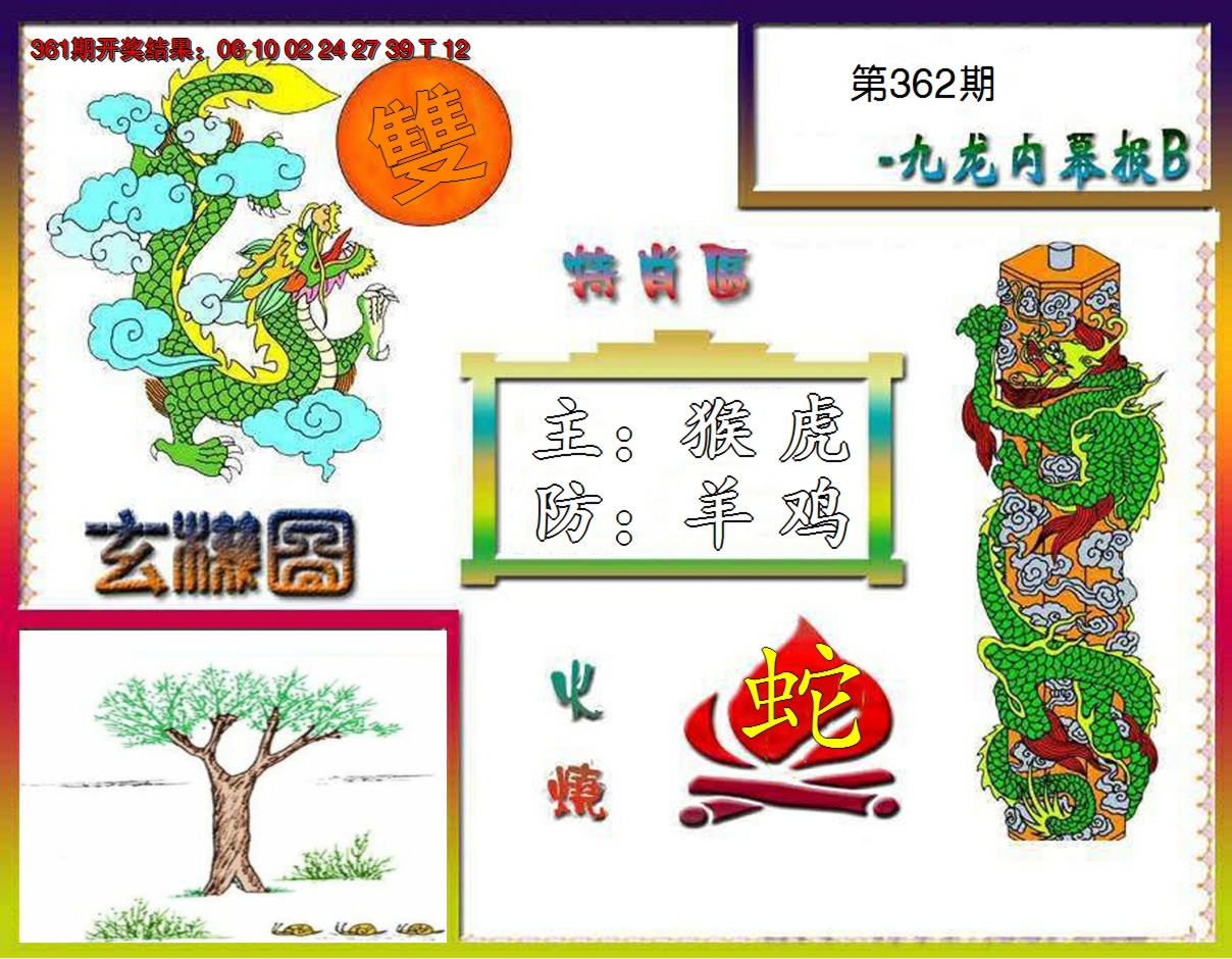 2024362期九龙内幕特肖图B