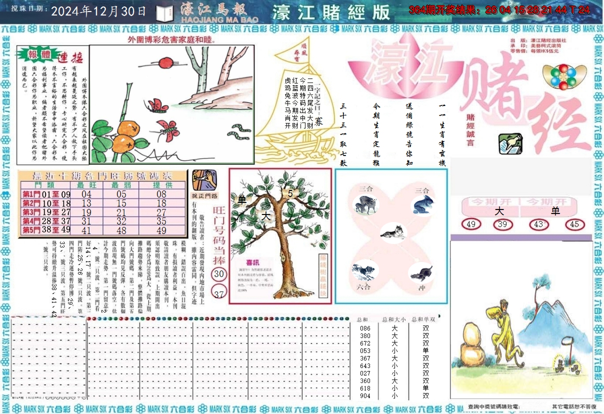 2024365期濠江赌经A