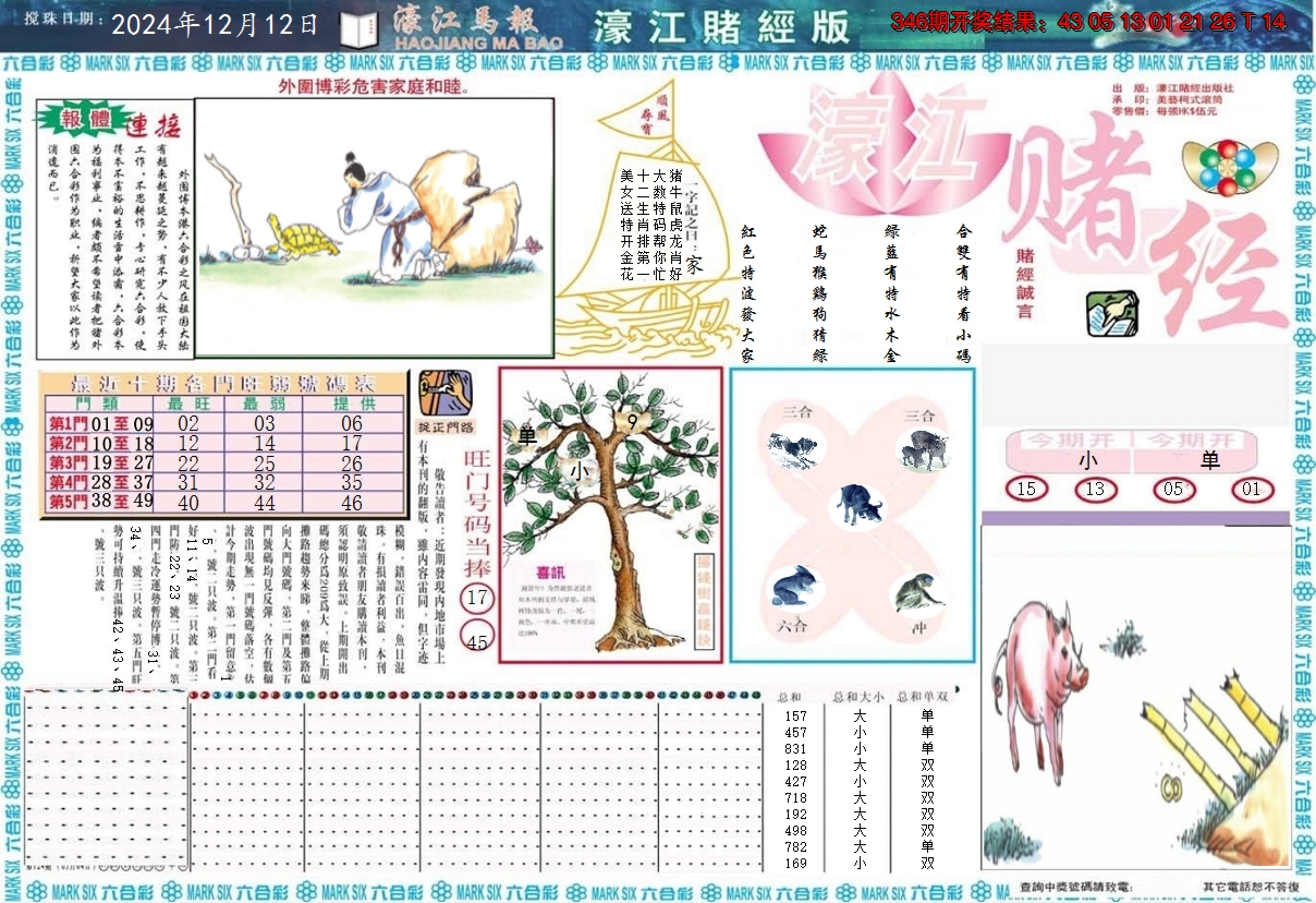 2024347期濠江赌经A