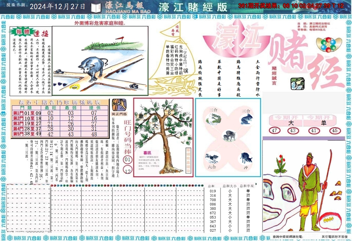 2024362期濠江赌经A