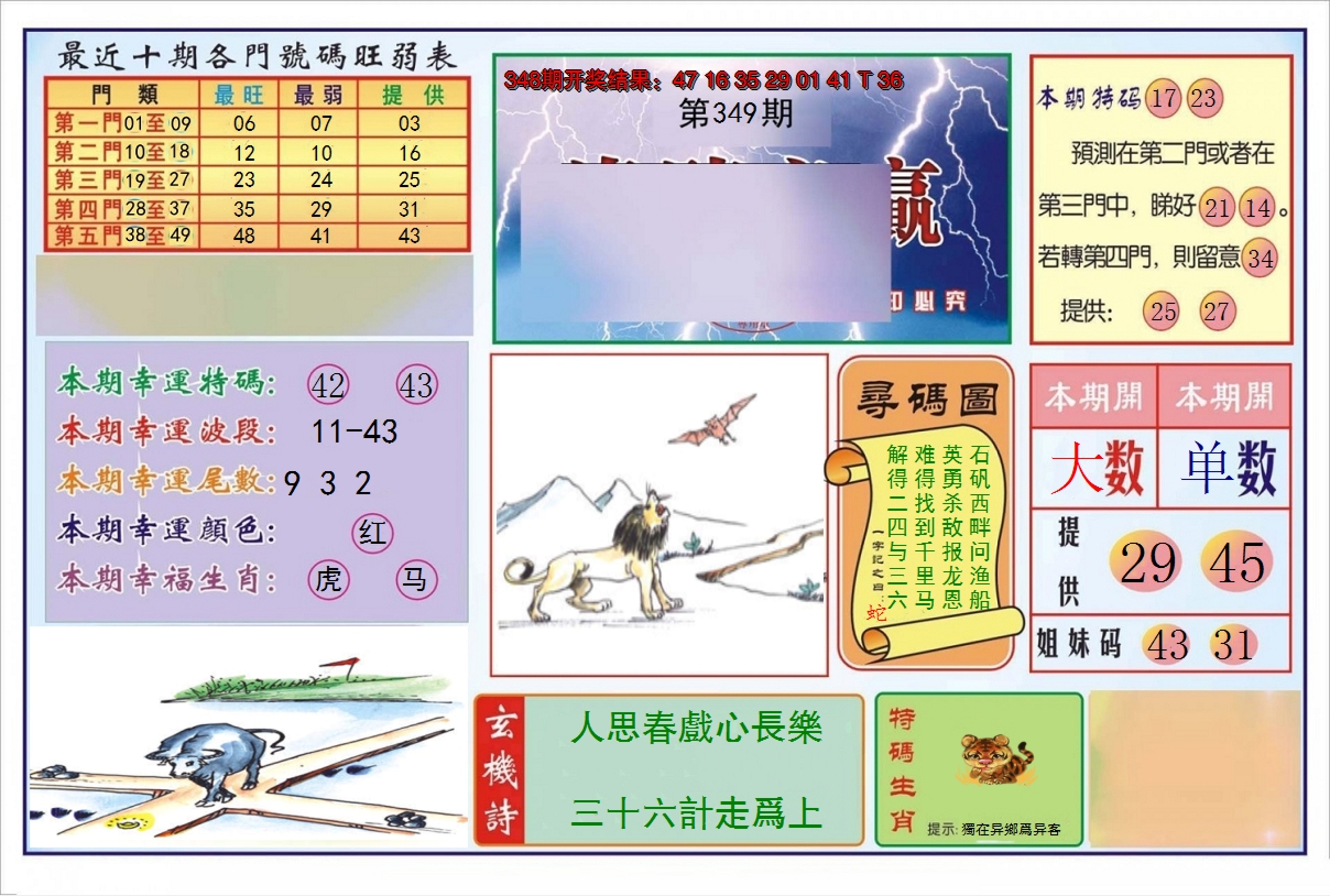 2024349期逢赌必羸