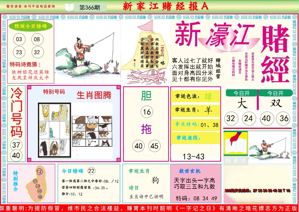 2024366期新濠江赌经A